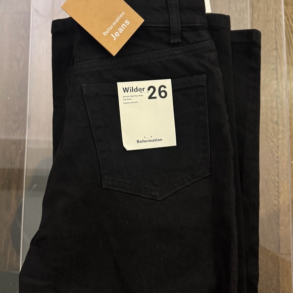 Reformation Wilder Stretch High Rise Wide Leg Jeans - Picture 6 of 6